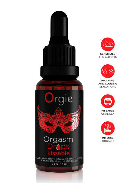 Gel d'excitation du Clitoris Orgasm Drops Kissable — Clitoris et point G | ÉCRIN