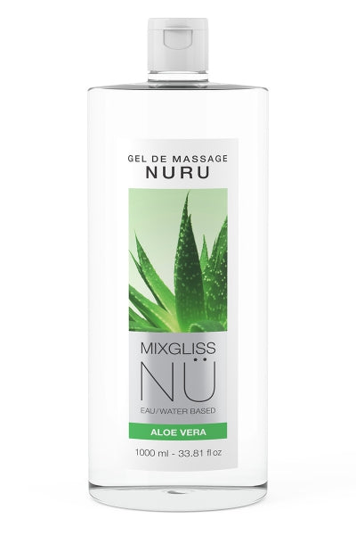 Gel massage Nuru Aloe Vera Mixgliss - 1 litre — Corps à corps | ÉCRIN