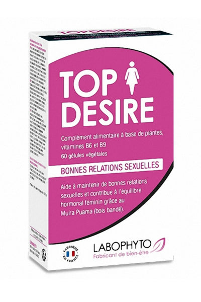 TopDesire Femme (60 gélules) - Labophyto — Aphrodisiaques Femme | ÉCRIN