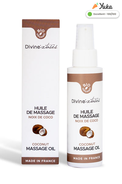 Huile de massage gourmande BIO Noix de coco — Huiles et crèmes | ÉCRIN