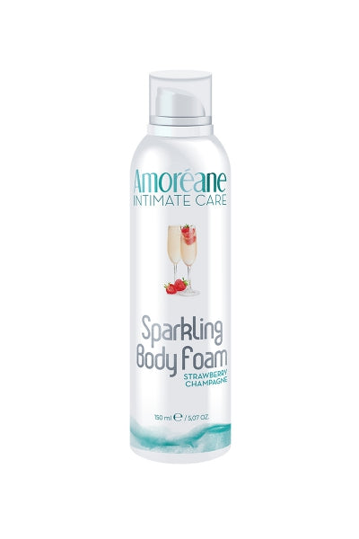 Mousse massage crépitante Vin pétillant Fraise - Amoréane — Huiles et crèmes | ÉCRIN