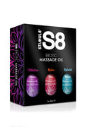 Coffret huiles de massage S8 3x50ml — Huiles et crèmes | ÉCRIN