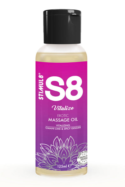 Huile de massage S8 Vitalize 125ml — Huiles et crèmes | ÉCRIN