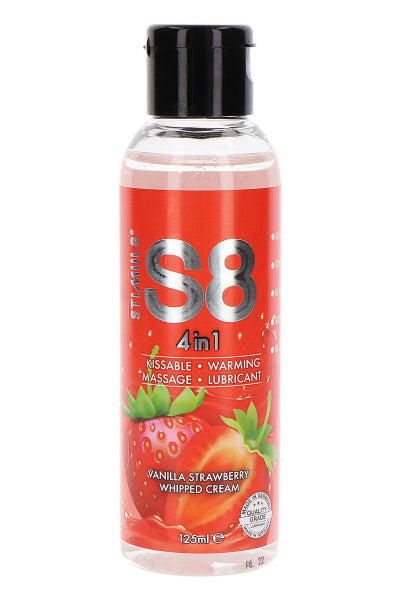 Lubrifiant S8 4 en 1 gout fraise 125ml — Lubrifiants parfumés | ÉCRIN