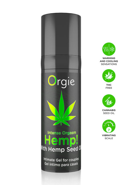 Gel intime d'excitation Hemp Intense Orgasm 15ml — Libido, énergie sexuelle | ÉCRIN