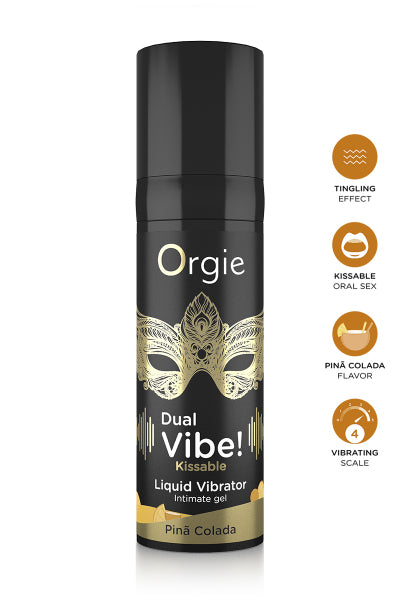 Gel d'excitation Dual Vibe Pina Colada Liquid Vibrator — Libido, énergie sexuelle | ÉCRIN