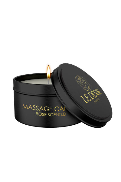Bougie de massage érotique rose 100g - Le Désir — Bougies de massage | ÉCRIN