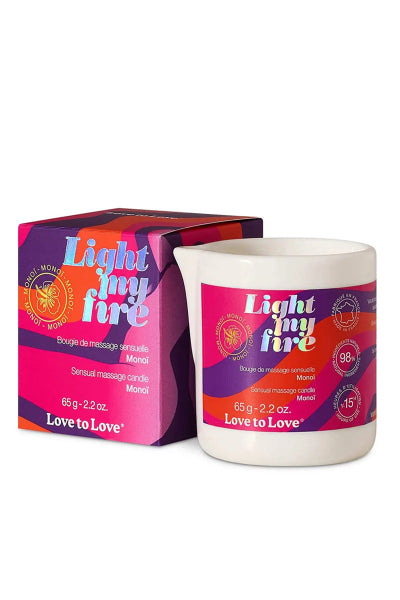 Bougie de massage Monoï - Love to Love — Bougies de massage | ÉCRIN