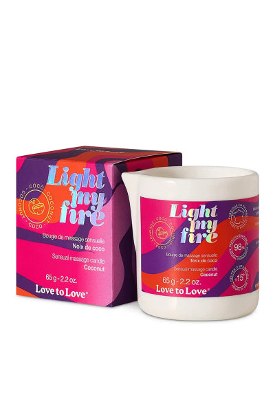 Bougie de massage Noix de coco - Love to Love — Bougies de massage | ÉCRIN