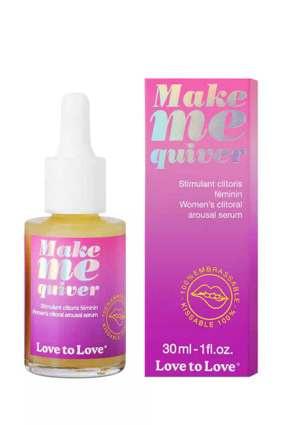 Stimulant clitoris Make Me Quiver 30ml - Love To Love — Clitoris et point G | ÉCRIN