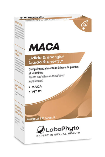 Maca Aphrodisiaque - 60 gélules - Labophyto — Libido, énergie sexuelle | ÉCRIN