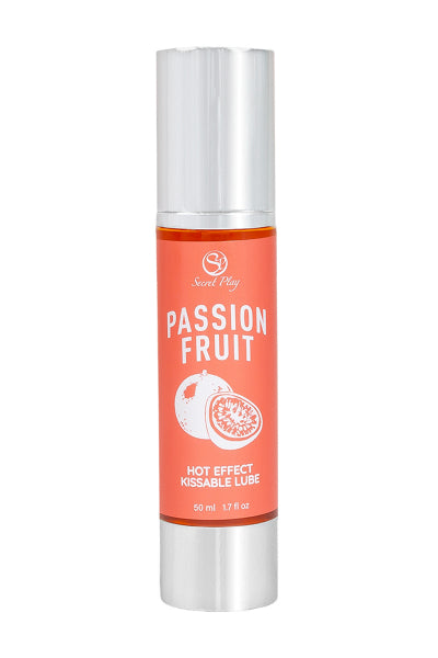 Lubrifiant chauffant goût Fruit de la passion - Secret Play — Lubrifiants Hybrides | ÉCRIN