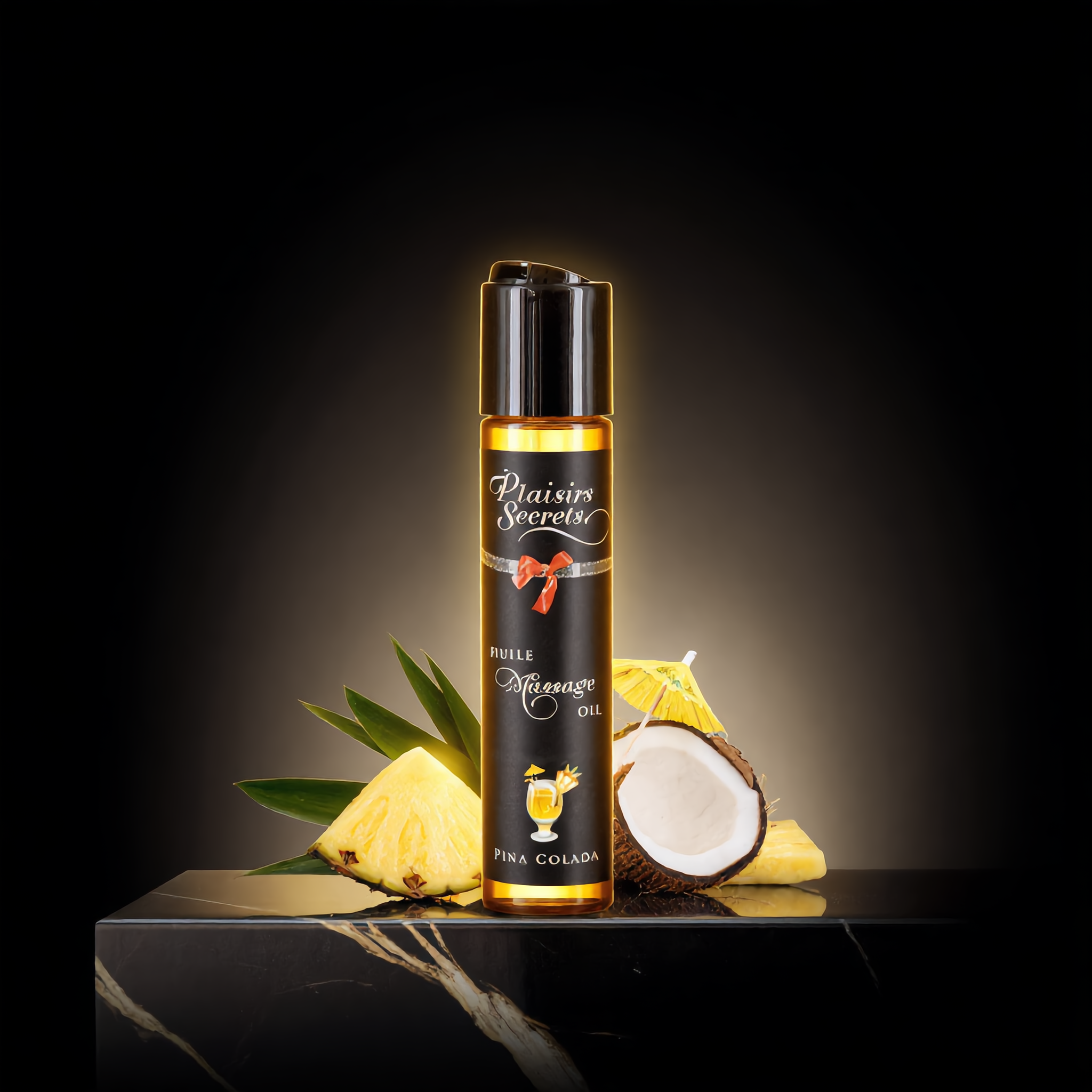 Huile de massage gourmande - Pina Colada — Huiles et crèmes | ÉCRIN