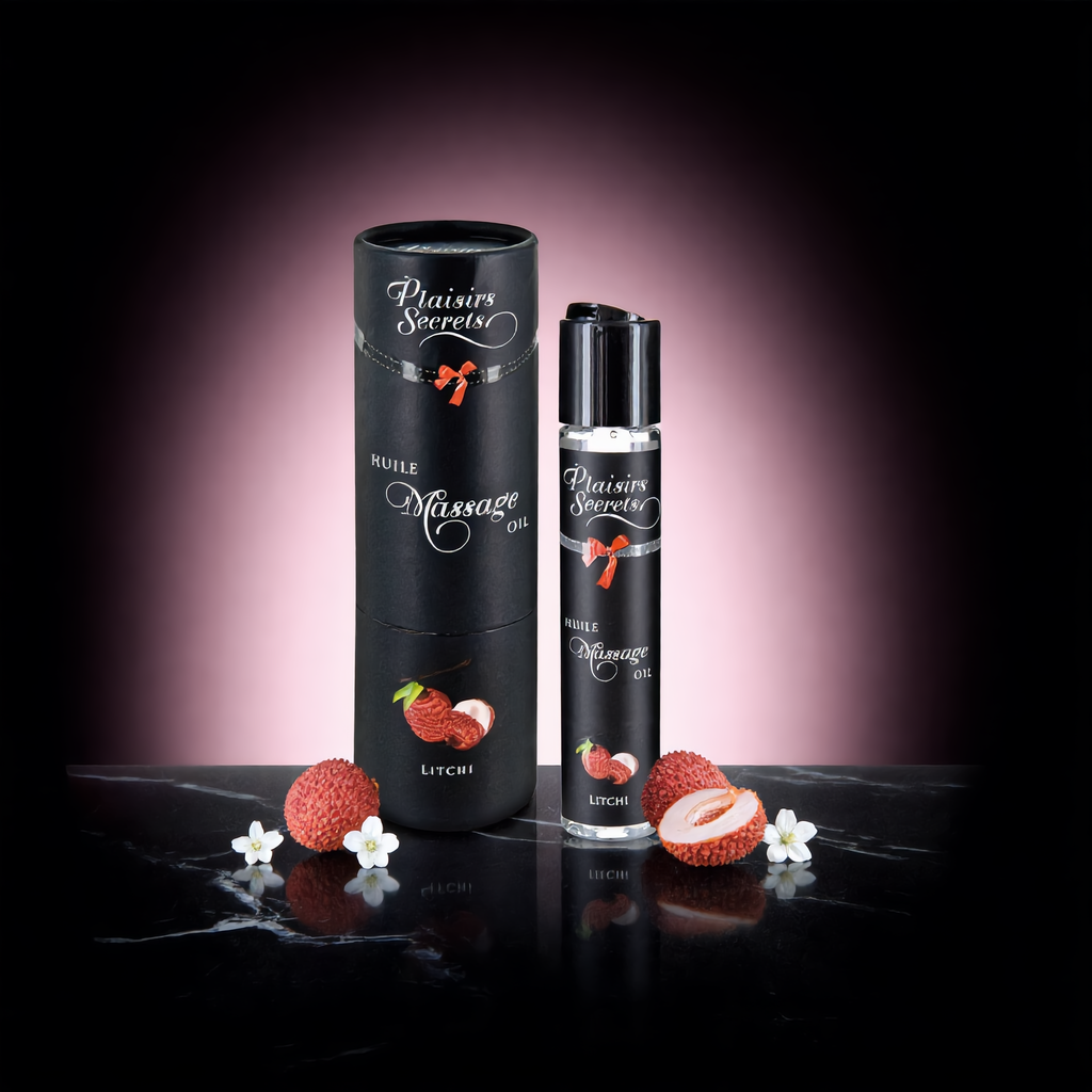 Huile de massage gourmande - Litchi vue 2 | ÉCRIN