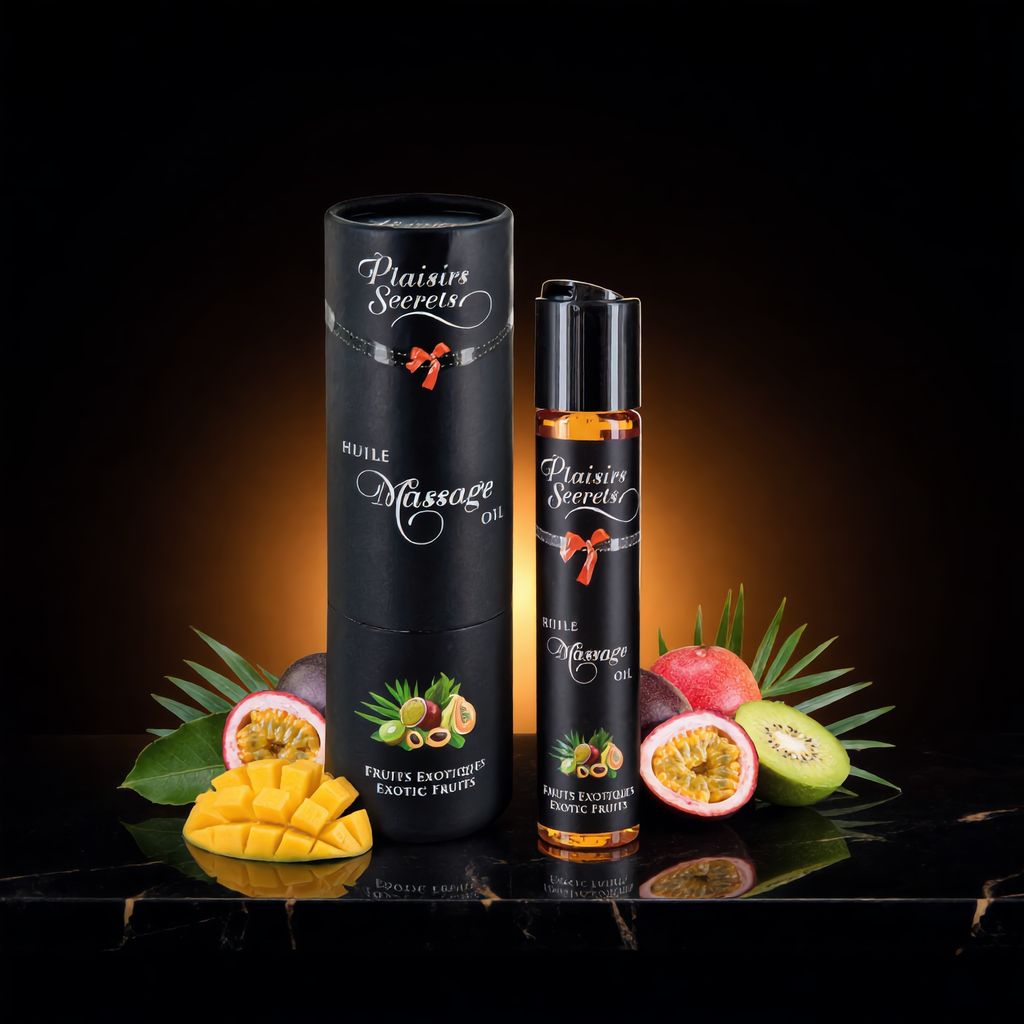 Huile de massage gourmande - Fruits Exotiques — Huiles et crèmes | ÉCRIN