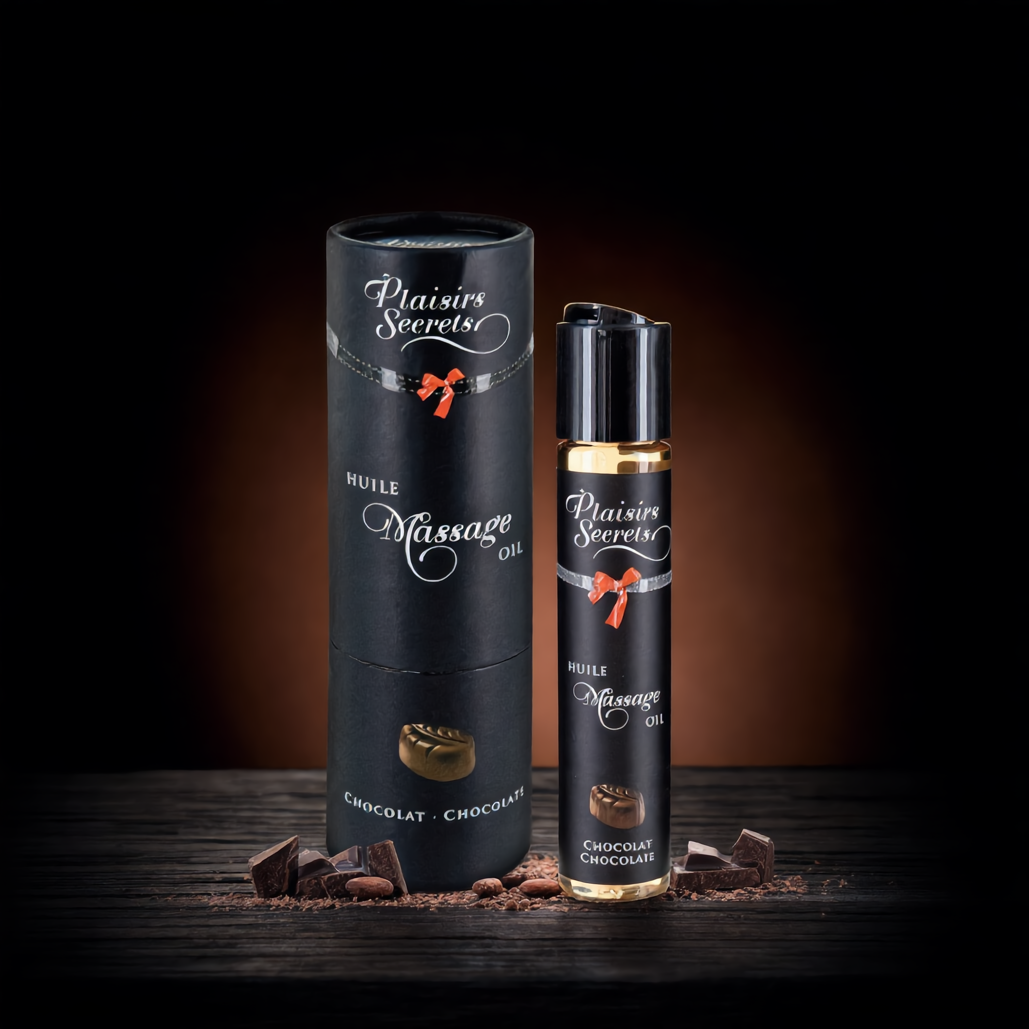 Huile de massage gourmande - Chocolat vue 2 | ÉCRIN