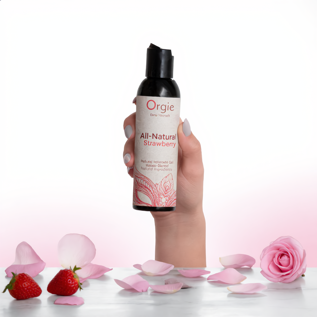 Gel intime naturel All Natural fraise 150ml vue 2 | ÉCRIN