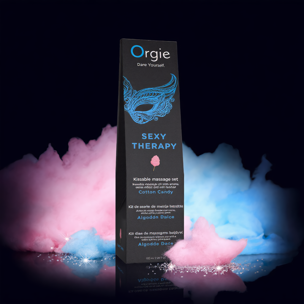 Huile de massage embrassable Sexy Therapy barbe à papa vue 2 | ÉCRIN