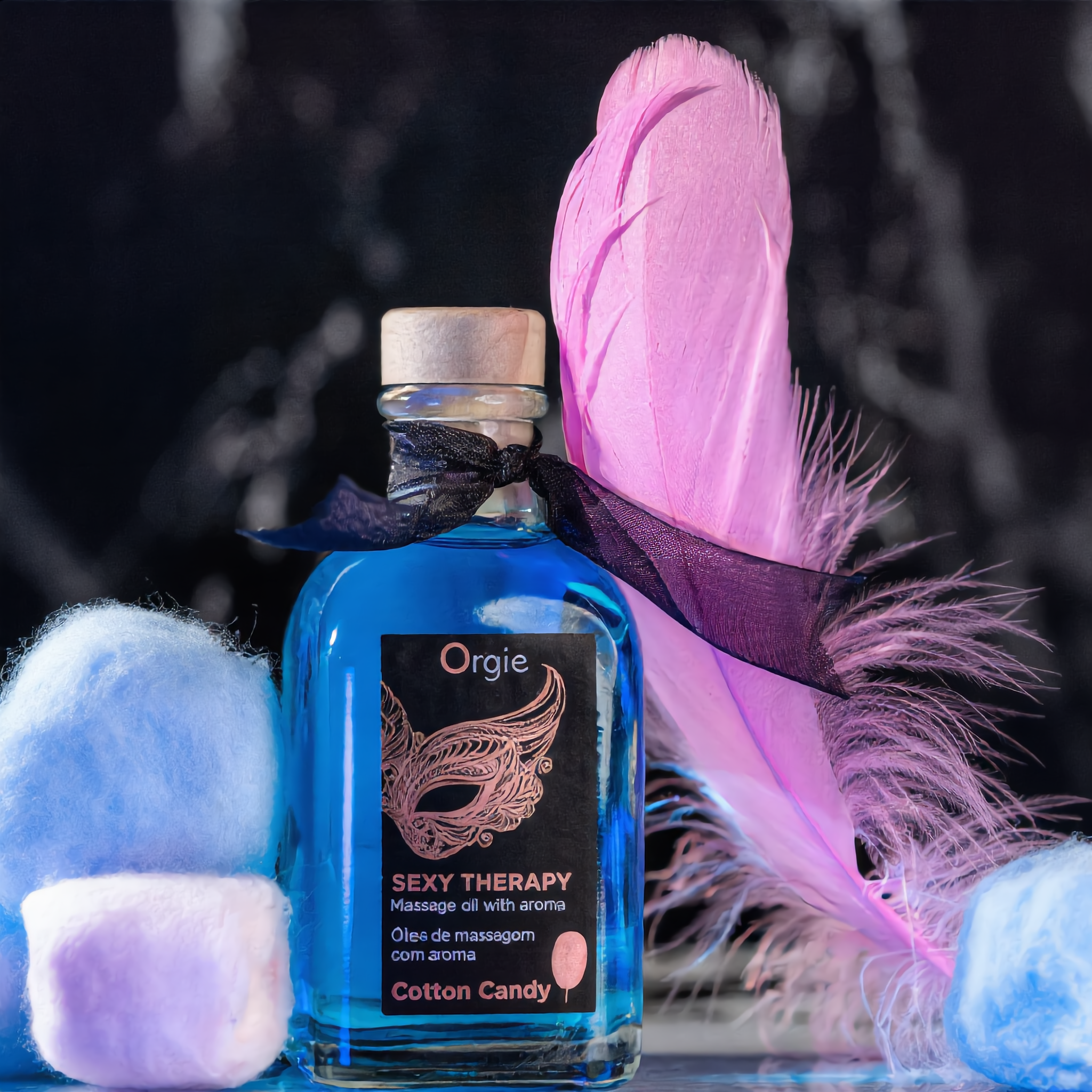 Huile de massage embrassable Sexy Therapy barbe à papa vue 3 | ÉCRIN