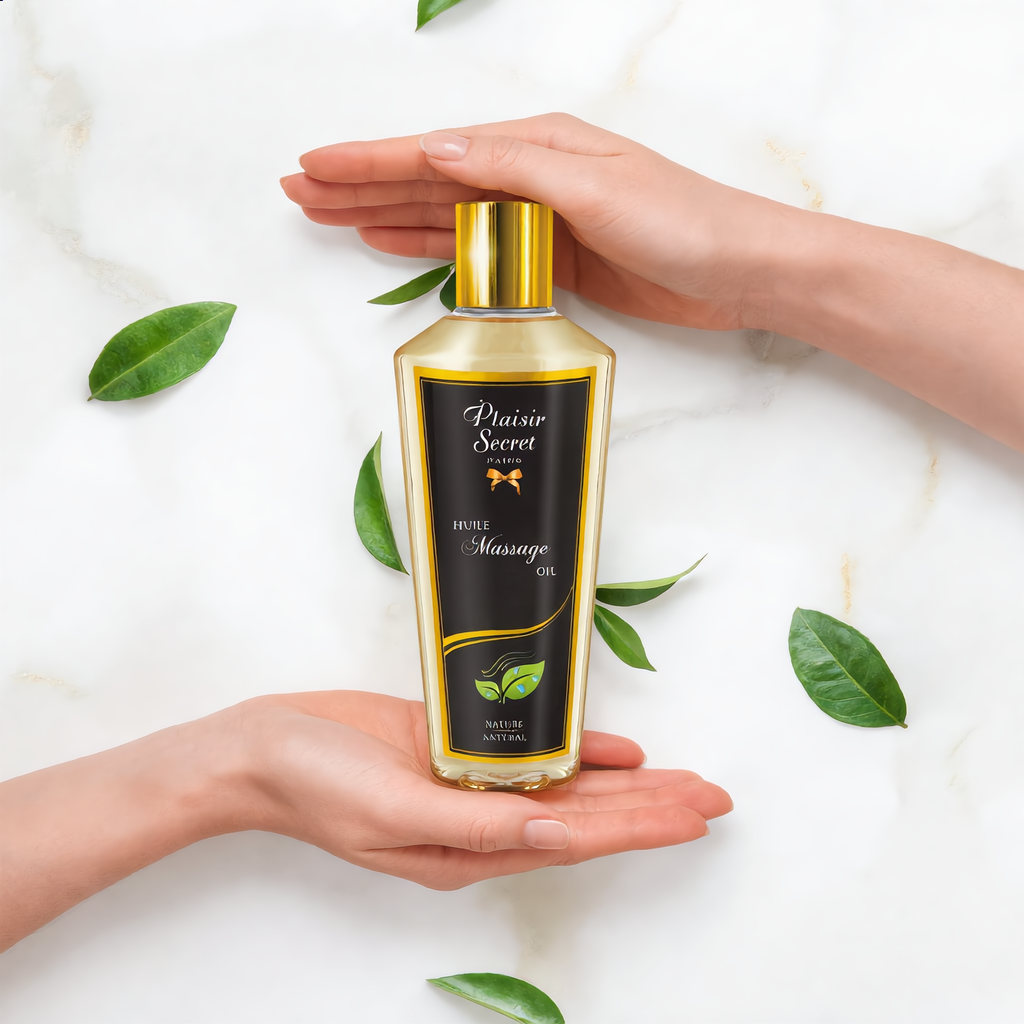 Huile de massage sèche nature vue 2 | ÉCRIN