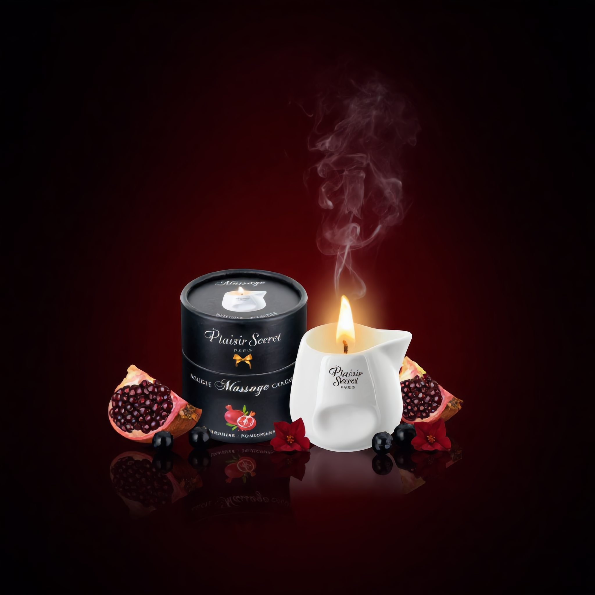 Bougie de Massage Grenadine - Plaisir Secret — Bougies de massage | ÉCRIN
