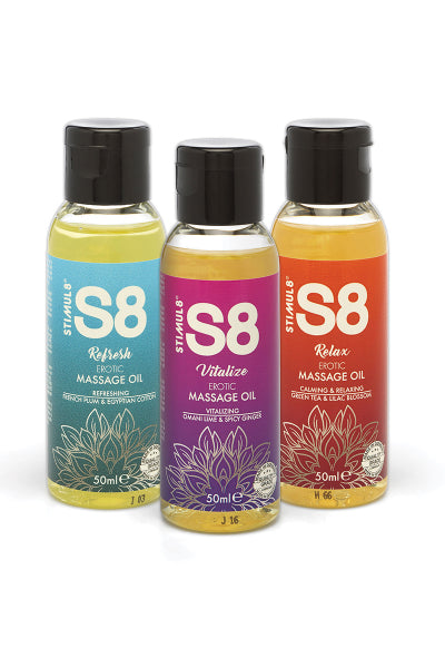Coffret huiles de massage S8 3x50ml vue 2 | ÉCRIN