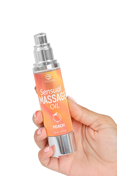 Huile de massage Pêche - Secret Play vue 3 | ÉCRIN