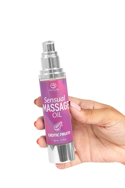 Huile de massage Fruits Exotiques - Secret Play vue 3 | ÉCRIN