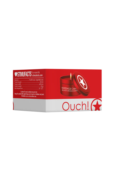 Bougie de massage orange sanguine 50g - Ouch vue 2 | ÉCRIN