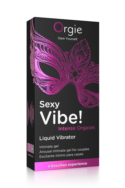 Gel d'excitation Sexy Vibe Intense Orgasm Liquid Vibrator vue 2 | ÉCRIN
