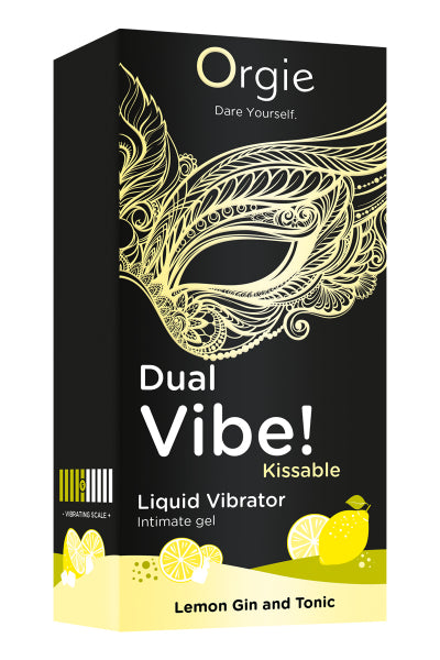 Gel d'excitation Dual Vibe Lemon Gin Tonic Liquid Vibrator vue 2 | ÉCRIN