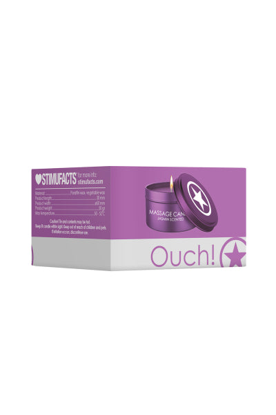Bougie de massage Jasmin 50g - Ouch vue 2 | ÉCRIN