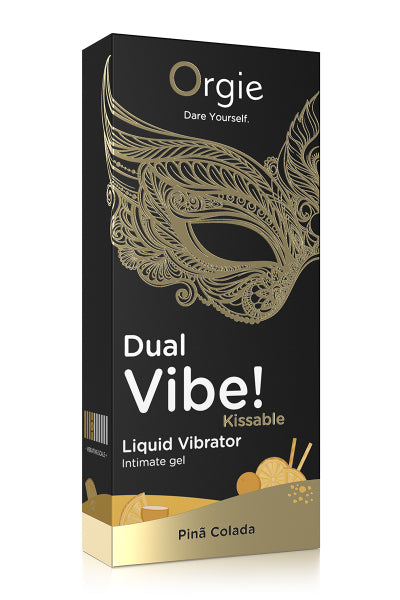 Gel d'excitation Dual Vibe Pina Colada Liquid Vibrator vue 2 | ÉCRIN