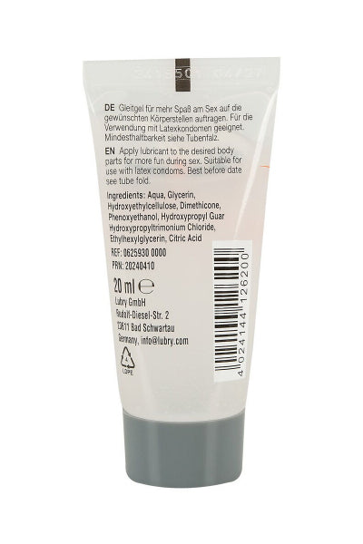 Lubrifiant Performance Just Glide 20ml vue 2 | ÉCRIN