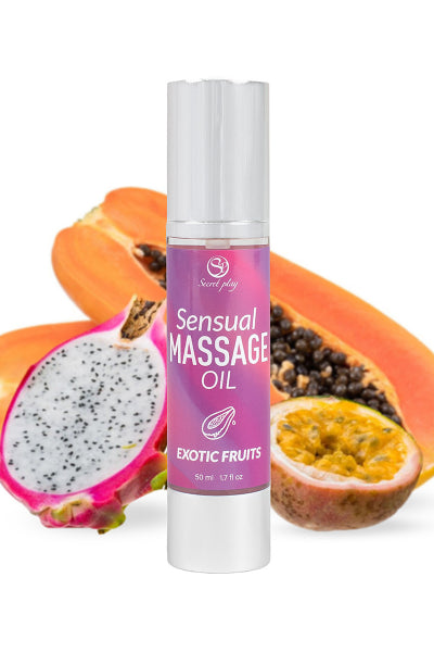 Huile de massage Fruits Exotiques - Secret Play vue 2 | ÉCRIN