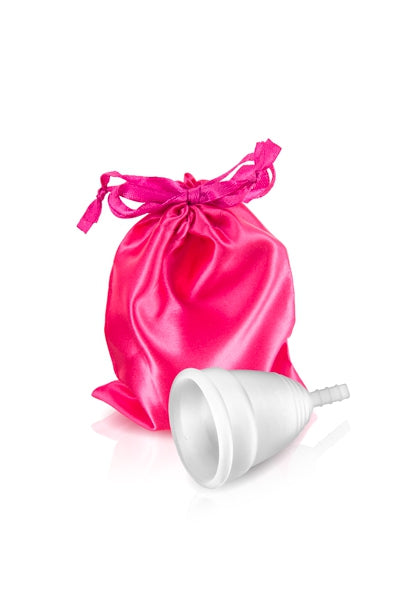 Coupe menstruelle Blanche Yoba Nature vue 2 | ÉCRIN