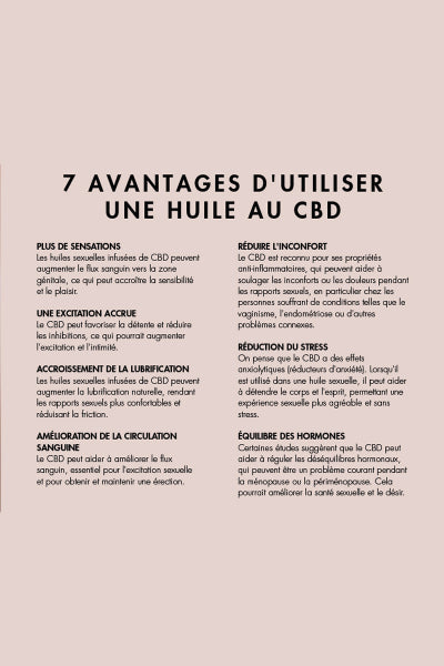 Huile stimulante au CBD Slow Sex - Bijoux Indiscrets vue 3 | ÉCRIN
