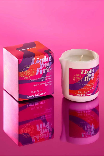 Bougie de massage Fleur de lotus - Love to Love vue 3 | ÉCRIN