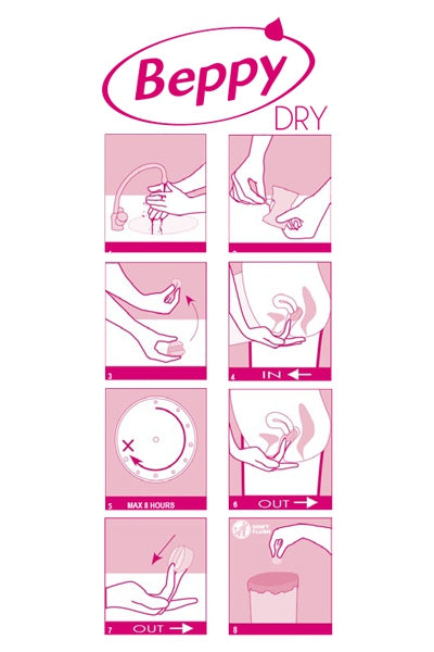 Boite 8 tampons Beppy DRY vue 3 | ÉCRIN