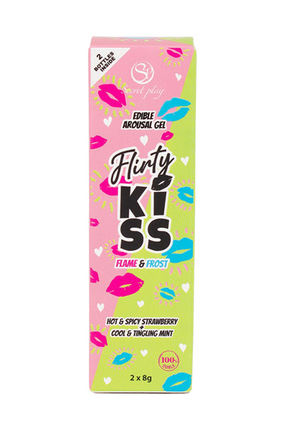 Pack 2 gels pour sexe oral Flirty Kiss - Secret Play vue 3 | ÉCRIN